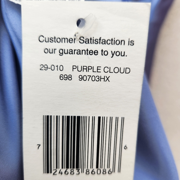 SECRET TREASURES Nightgown 2XL Purple Cloud Lace Bodice Nighty Feminine PJs - Picture 7 of 9